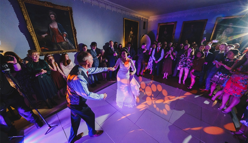 Wedding celebrations at Strawberry Hill House