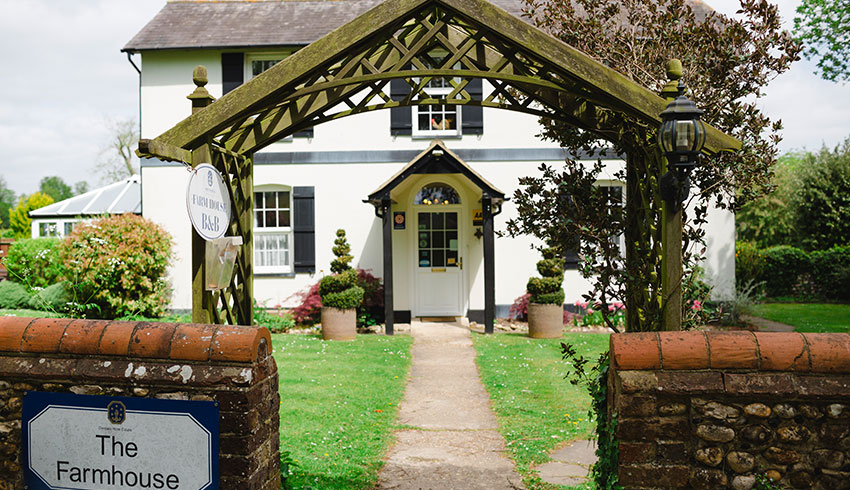The bridal cottage, The Farm House, at Denbies Wine Estate
