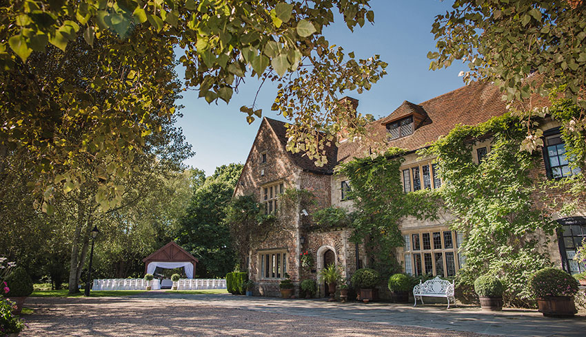 The outside of Broyle Place, a wedding venue in East Sussex